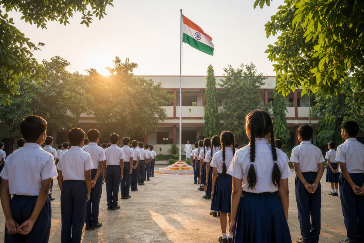 आजादी सिर्फ छुट्टी नहीं — हर बच्चे को 15 अगस्त स्कूल में समझाओ